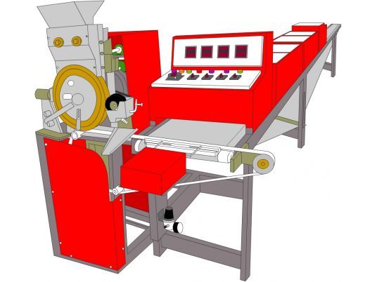 C type Semi Auto Cube Sugar Machines